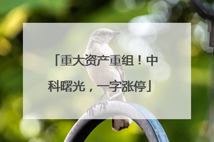 重大资产重组！中科曙光，一字涨停