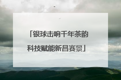 银球击响千年茶韵 科技赋能新昌赛景