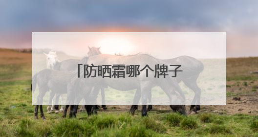 防晒霜哪个牌子的防晒效果好,夏日防晒霜推荐哪个牌子的效果好?