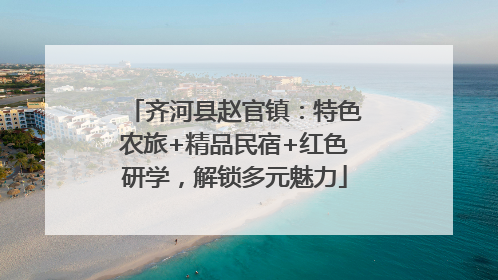 齐河县赵官镇：特色农旅+精品民宿+红色研学，解锁多元魅力