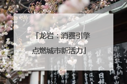 龙岩：消费引擎点燃城市新活力