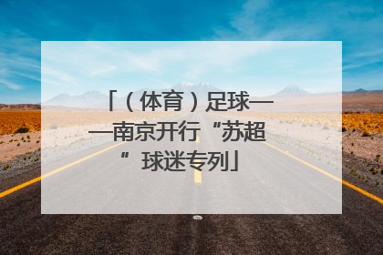 （体育）足球——南京开行“苏超”球迷专列