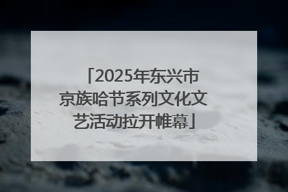 2025年东兴市京族哈节系列文化文艺活动拉开帷幕
