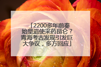 2200多年前秦始皇遣使采药昆仑？青海考古发现引发巨大争议，多方回应